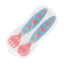 Childrens Fork Spoon Set, Durable PP