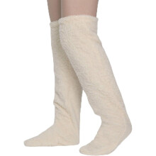 Gänsedaunen-Kniestrümpfe Damen Winter Kuschelige Flauschige Socken