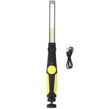 USB-oplaadbare LED-werklamp met sterke magnetische voet, traploos dimbare, multifunctionele verlichting en duurzame constructie voor autoreparaties.