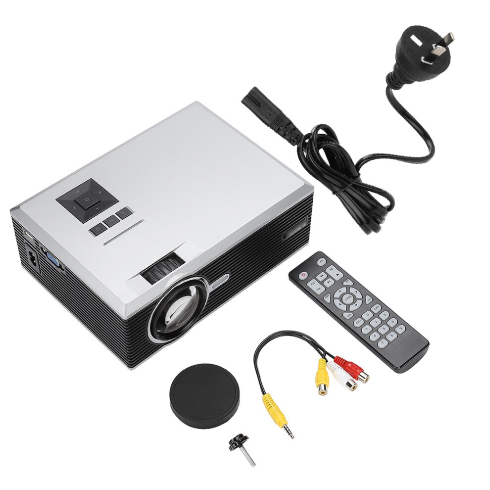 Quieter Fan Design Projector1080p Hd, Home Theater Movie Projector With Optical Keystone Correction Supports Hdmi Vga Av Inputs, Superior Brightness 9049227982240