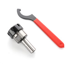 Industrial Collet Chuck Holder Set R8-ER32High Machining Accuracy Corrosion Resistant Durable Stable Performance Heat Treatment Materials Strong