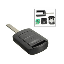 Copertura per chiave telecomando a 2 pulsanti con resistenza alla corrosione e funzione di protezione compatibile con Opel Corsa Vauxhall 433MHz ID40