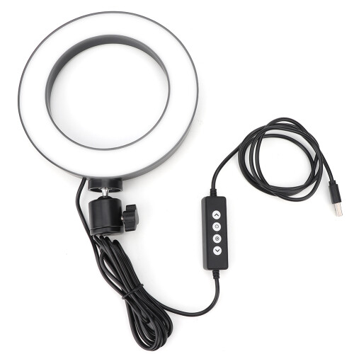 Even Lighting Without Glare LED Ring Light With Adjustable Tripod Stand Multi Purpose Illumination USB Powered Desk Light Compact And Portable Design