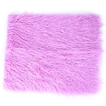 Easy To Clean Fabric For Crafts, Luxurious Fur Squares In Plush Design, Durable Fabric With Warm And Fluffy Texture, Shaggy Mohair Faux Fur For DIY