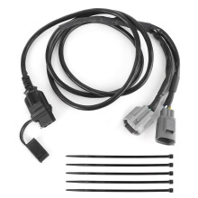 Kit di cablaggio per rimorchio resistente alla corrosione per Jeep JK, connettore piatto a 4 pin, copertura antipolvere, plug and play, connessione