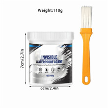 Waterproof Coating 100ml – Leak-Proof, Transparent, Weather-Resistant, Non-Toxic, Brush Included