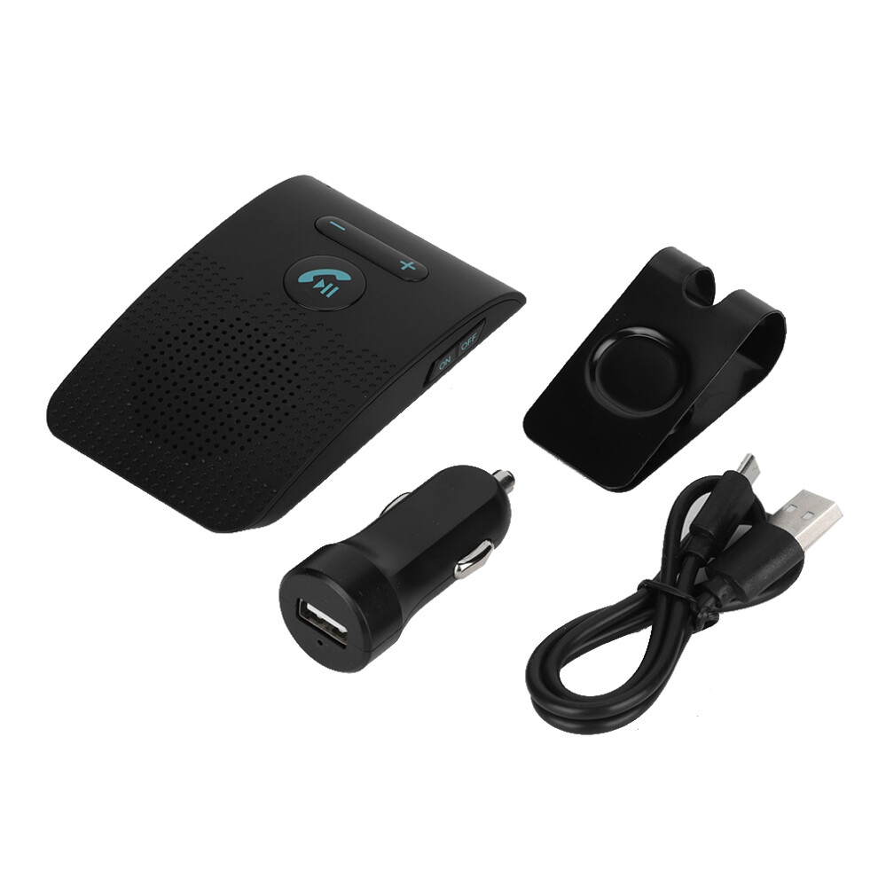 Auto Power On Off Bluetooth Car Speaker Handsfree Bluetooth Car Kit With Voice Control Noise Reduction Multi Point Connection Siri Assistant Magnetic 9191629363490