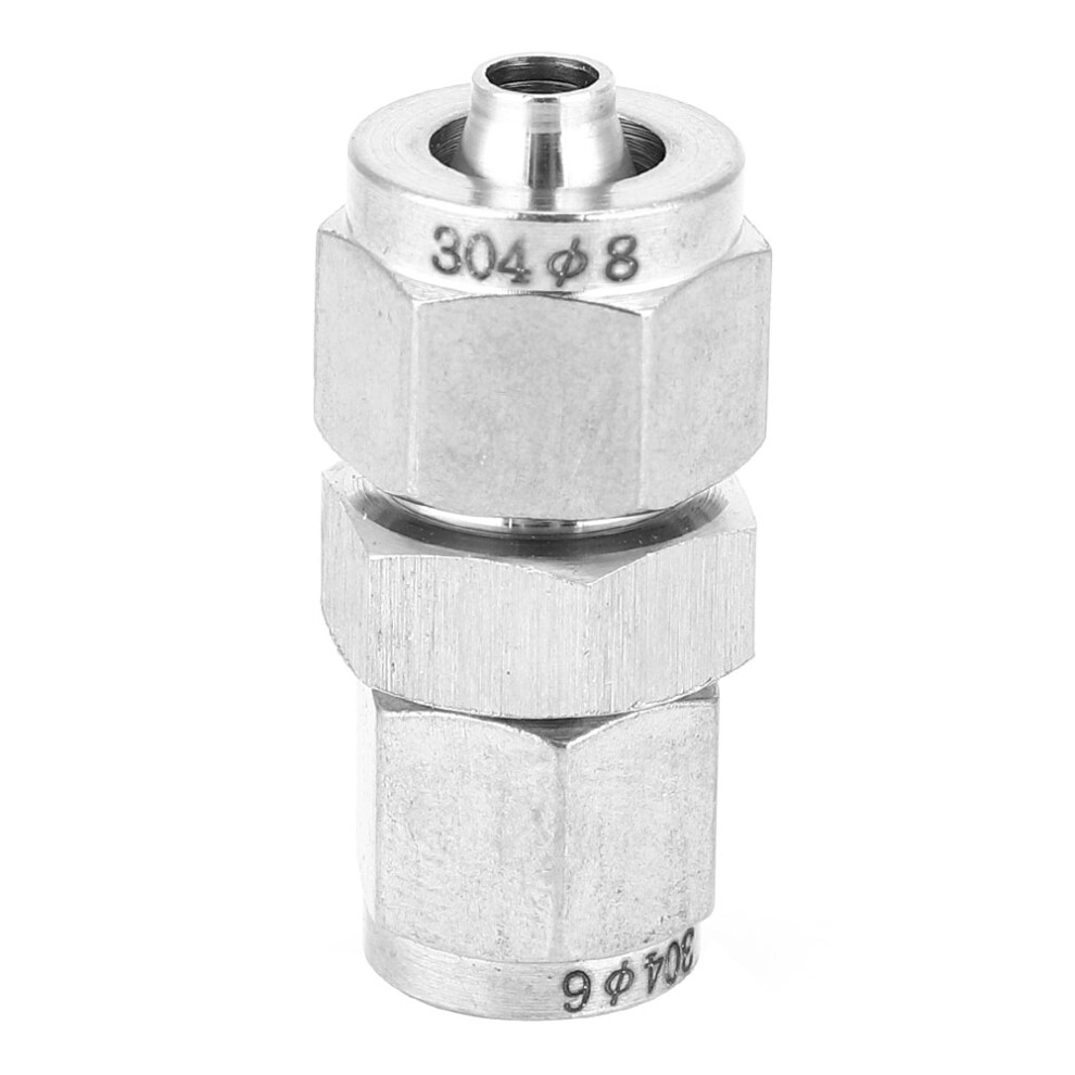 Durable Compression Fitting For Bulkhead Union Fitting High Pressure Applications Leak Resistant Seal Tube Connection Corrosion Resistance Stainless 9180479806219