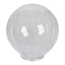 Acrylic Lamp Post Globe Clear Sphere Light Cover Weatherproof 10cm Diameter for Outdoor Streetlights