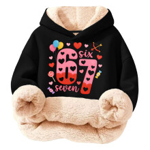 Sweat à capuche imprimé multicolore pour enfants, doux et léger