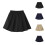 Flickors elastiska midjeveckade kjol skoluniform 1