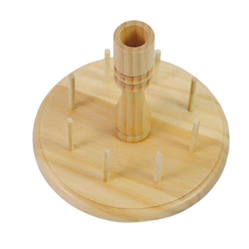 8 Spools Yarn Holder Storage Rack Convenient Bobbin Organizer Hand Tool Portable