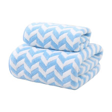Quick-Dry Soft Linen 2-Pc Towel Set (1 Bath Towel + 1 Washcloth) – Highly Absorbent Cotton Towels for Bathroom & Beach – Compatible with Standard