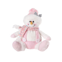 Plush Santa Claus Doll Soft Stuffed Christmas Decoration