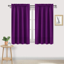 Blackout Curtains Purple 2 Panels 42x84 Inch