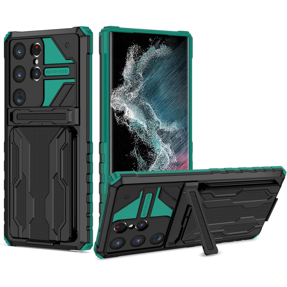 Galaxy S24 Ultra Dual-Layer Case Shockproof With Kickstand 902370114427