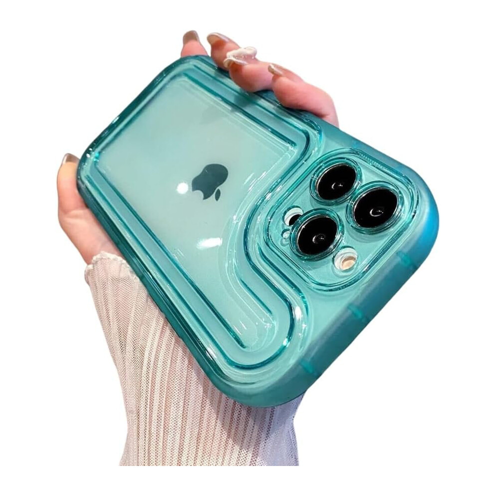 Silicone Phone Case Colorful Clear Macaron For Iphone Blue 9558830550659