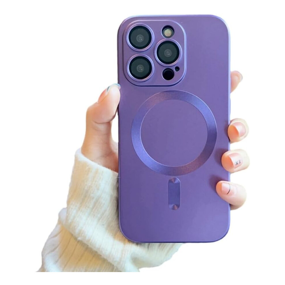 Iphone 14 Plus Matte Ultra-Thin Metallic Case Purple 9178400832000