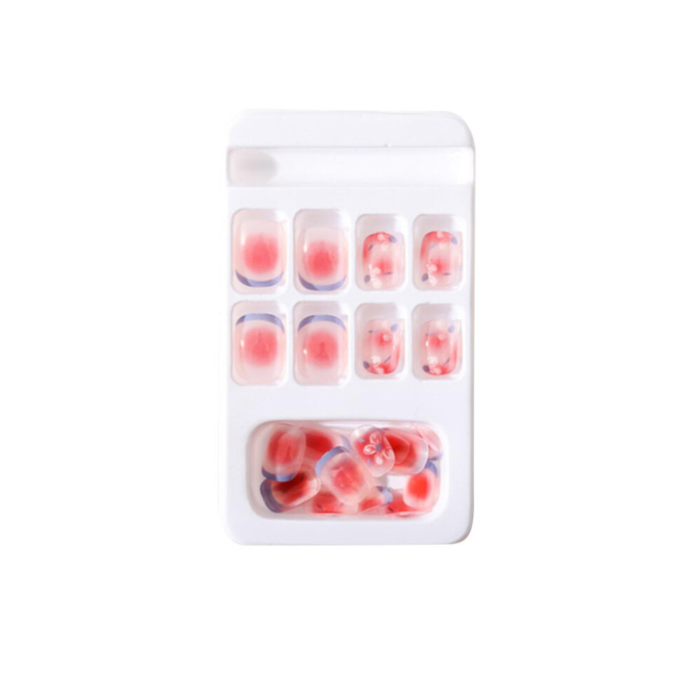 24PCS Clear Acrylic Fake Nail Tips, Coffin/Ballerina Shape, Full Cover, Compatible with DIY & Salon Use