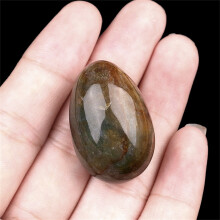 Easter Egg Crystals – Polished Gemstone Eggs, Natural & Synthetic Mineral Worry Stones for Easter Baskets, Anxiety Relief, Meditation, Reiki, Decor