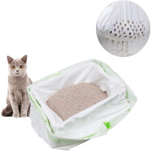 Sifting litter bags with 7-Day Litter System, Heavy Duty Thickened litter liners,31x18 Inch (7 Pack) For Most Litter Boxes and Cat Supplies(A)