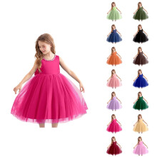 Robe de princesse en tulle pour récital de piano de demoiselle d'honneur
