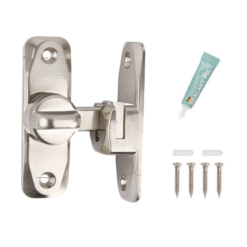 Antitheft Barn Door Lock 90/180 Degree Sliding Door Latches Zincs Alloy Flipping Safety Door Lock Protect Privacy Locks 9085618858084