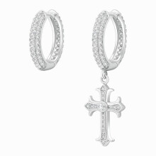 Cross Earrings Hypoallergenic 14K Gold Plated