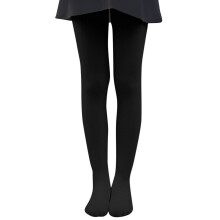 Girls Winter Warm Fleece Lined Tights Girls Thick Microfiber Tights Black 5-7 Years