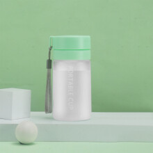 Large Capacity Sports Water Bottle with Tea Infuser (400/600/800ml), Frosted Plastic Flower Tumbler, Non-Slip & Durable, for Students, Couples,