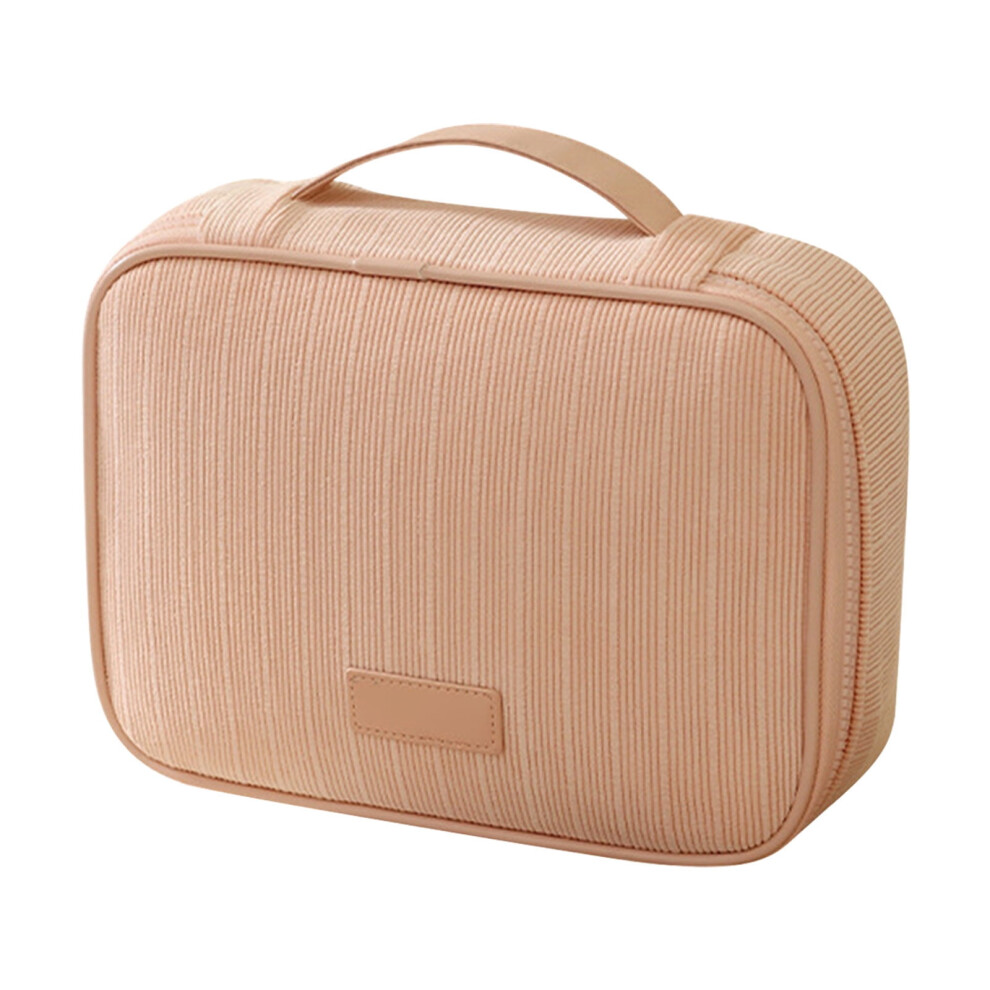 Spacious Travel Cosmetic Organizer Bag â Large Capacity, Multi-compartment Toiletry Pouch for Makeup Brushes & Accessories, Portable Makeup Case