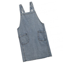 Denims Apron for Home Chefs, Easily Care and Breathable Fabric Cotton Denims Apron, for Cooking and Cleaning
