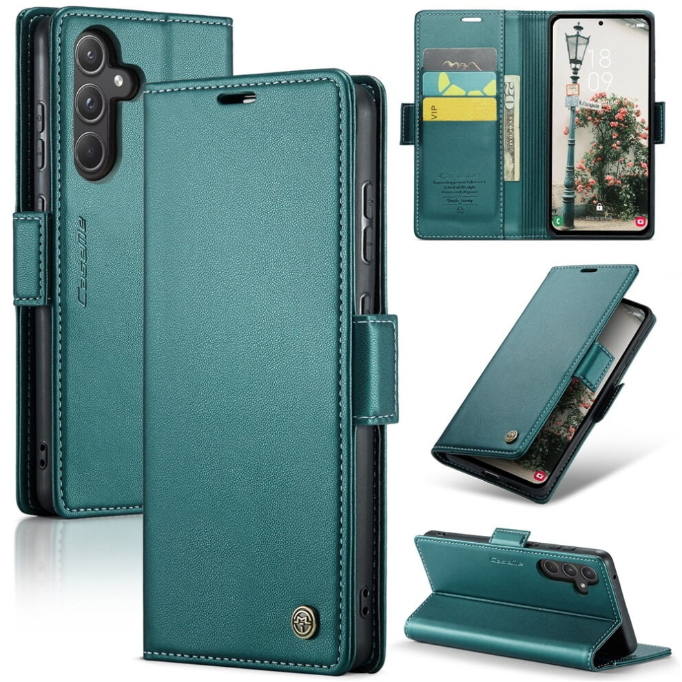 Caseme Leather Wallet Case For Compatible With Samsung Galaxy A55 5G Â Rfid Blocking, Magnetic Clasp, Kickstand, Card Holder 9485826571971