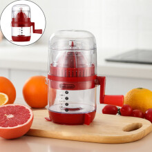 Manual Citrus Juicer Press Hand Crank Fruit Extractor for Orange, Lime and Efficient Juice Preparation in Kitchen