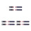 6Pcs Childrens Silicone Watch Straps Adjustable Multi-Color 1