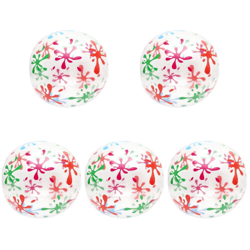5Pcs Inflatable Bouncing Balls for Kids Durable Summer Toy