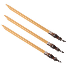 3St Bamboe Kalligrafie Set Beige, Handgemaakt, Voor Kunstenaars