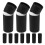 10Pcs Stylish Black Paper Canister Multi-Use Kitchen Storage Container 10