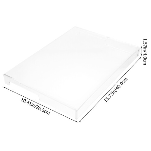 protetor de teclado em acrílico transparente e versátil para teclado 1