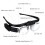 USB Rechargeable Headband Magnifier with LED Light Hands Free 5