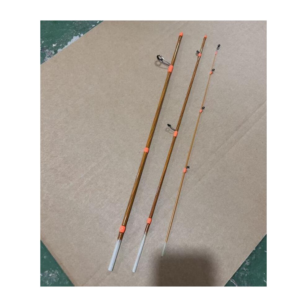 Photos - Rod ) Telescopic Carbon Fishing  Wear-resistant Strong Bearing Capacity Fishing Pole for An(Yellow 3-section stems (straight)