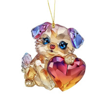 Valentinstag 2025: Tiermotive (Katze, Hund) und Acryl-Dekoration für Auto-Rückspiegel, Rucksackzubehör