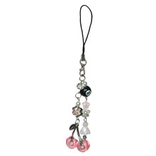 Elegante portachiavi a forma di medusa con supporto per cavo del telefono, leggero e anti-smarrimento, ideale per accessori elettronici e gioielli.