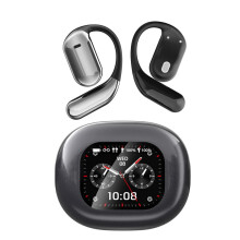 Offene Bluetooth-Kopfhörer 5.4 Sport-Ohrhörer mit LCD-Bildschirm, KI-Übersetzung, 80 Stunden Akkulaufzeit, kompatibel mit Q16PRO