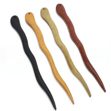 DESIGNICE4 piezas de horquillas francesas, pasadores para el cabello de diseño chino avanzado, horquillas de metal fino
