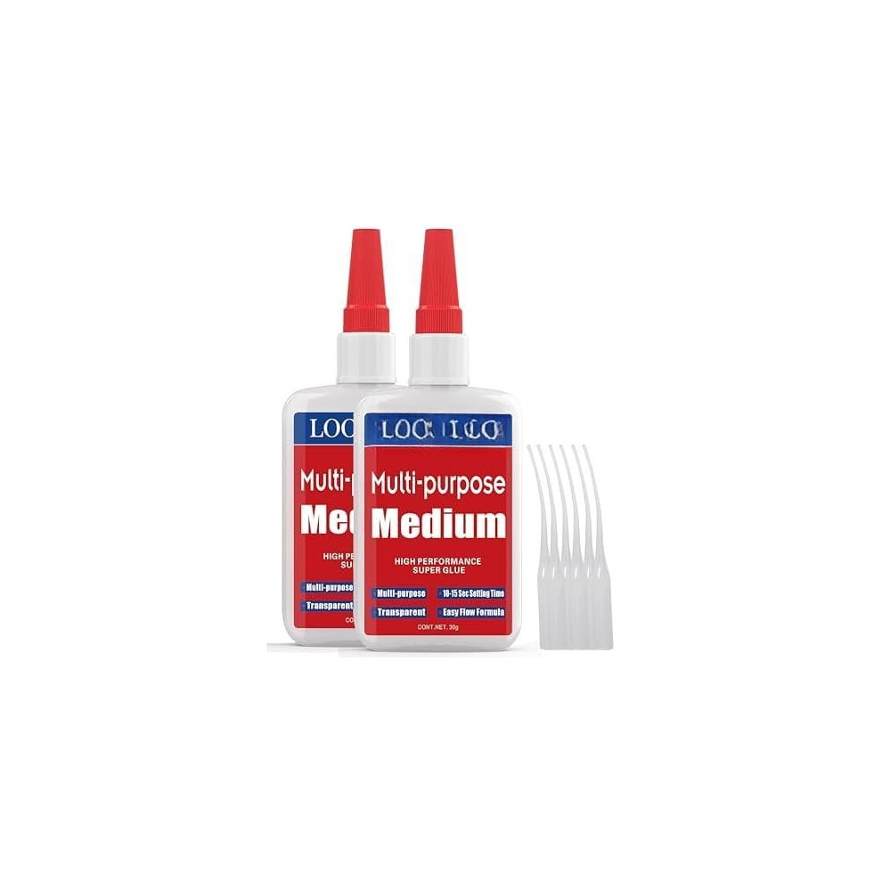 60G(2.12 Oz) Medium Ca Glue. Purpose,Quick Drying Glue, For,, Model Kit, Repair, Diy.quick-Dry Clear 9551475214221