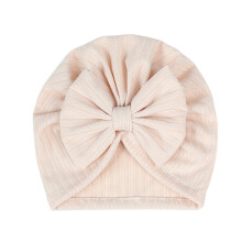 Cappello con fiocco, cappello indiano traspirante per neonati, cappello da ospedale con fiocchi colorati, turbante delicato sulla pelle del bambino