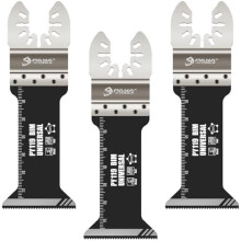 Ferramenta oscilante universal bimetálica com suporte em aço inoxidável, multiferramenta de 1-1/2" para pregos, drywall e PVC (pacote com 3)