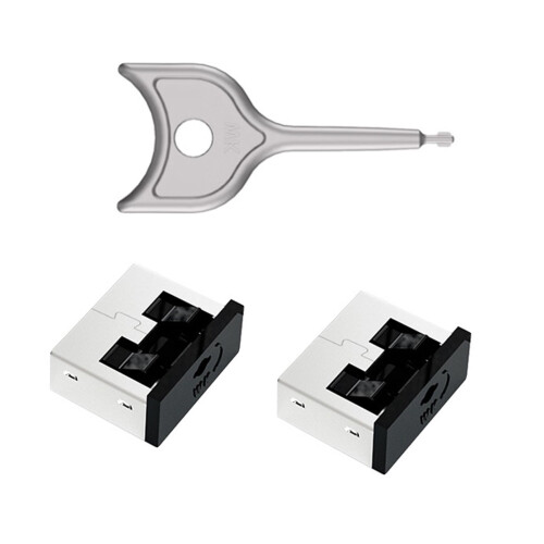 Ασφαλής θύρα USB, μεταλλικό μπλοκ, διεπαφές υπολογιστή, κλειδαριά, εγκατάσταση