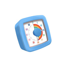 Timer di apprendimento visivo per bambini, sviluppo delle capacità di gestione del tempo, design dell'orologio Rainbows Release.